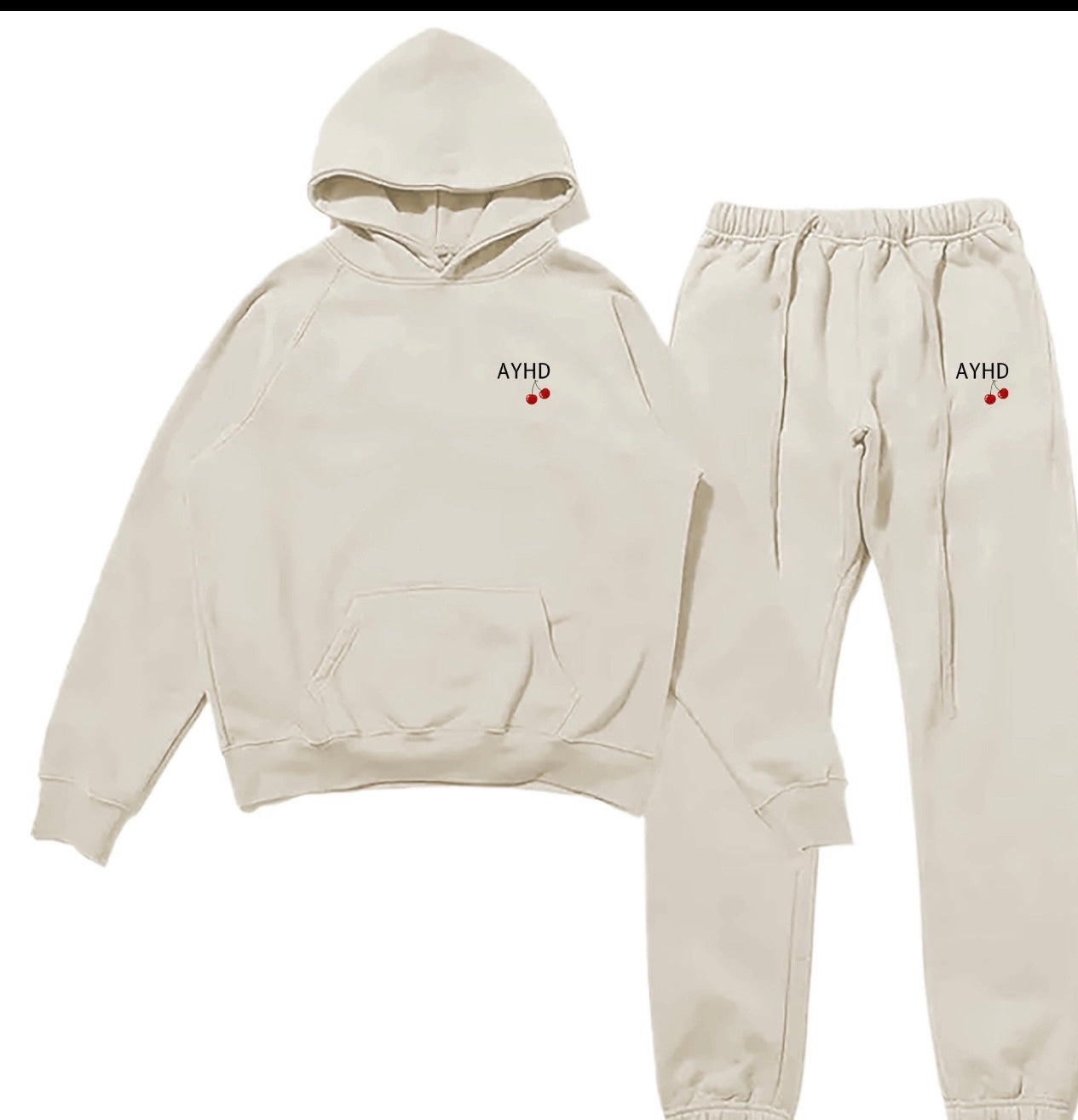 Oversized Cream Hoodie