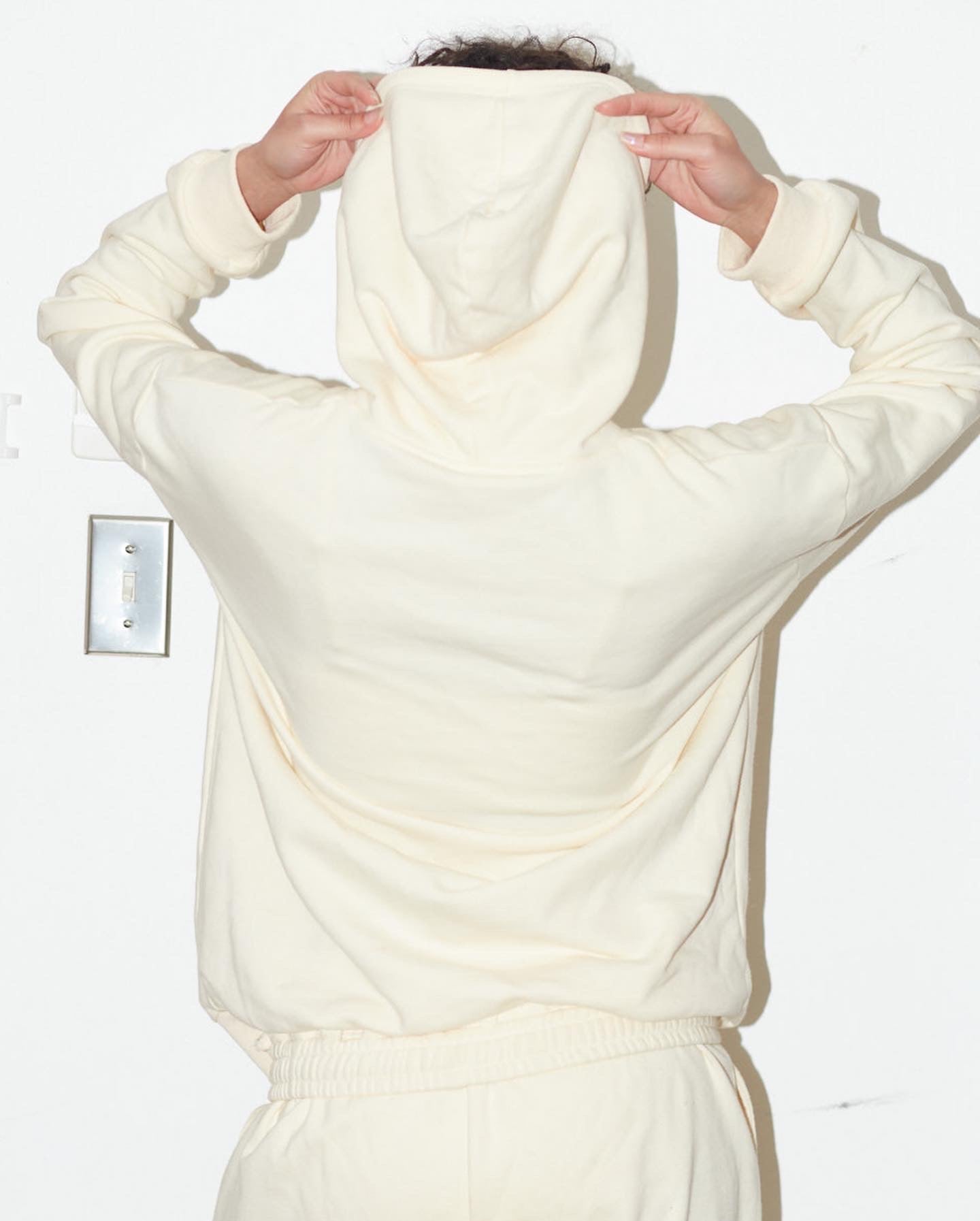 Oversized Cream Hoodie