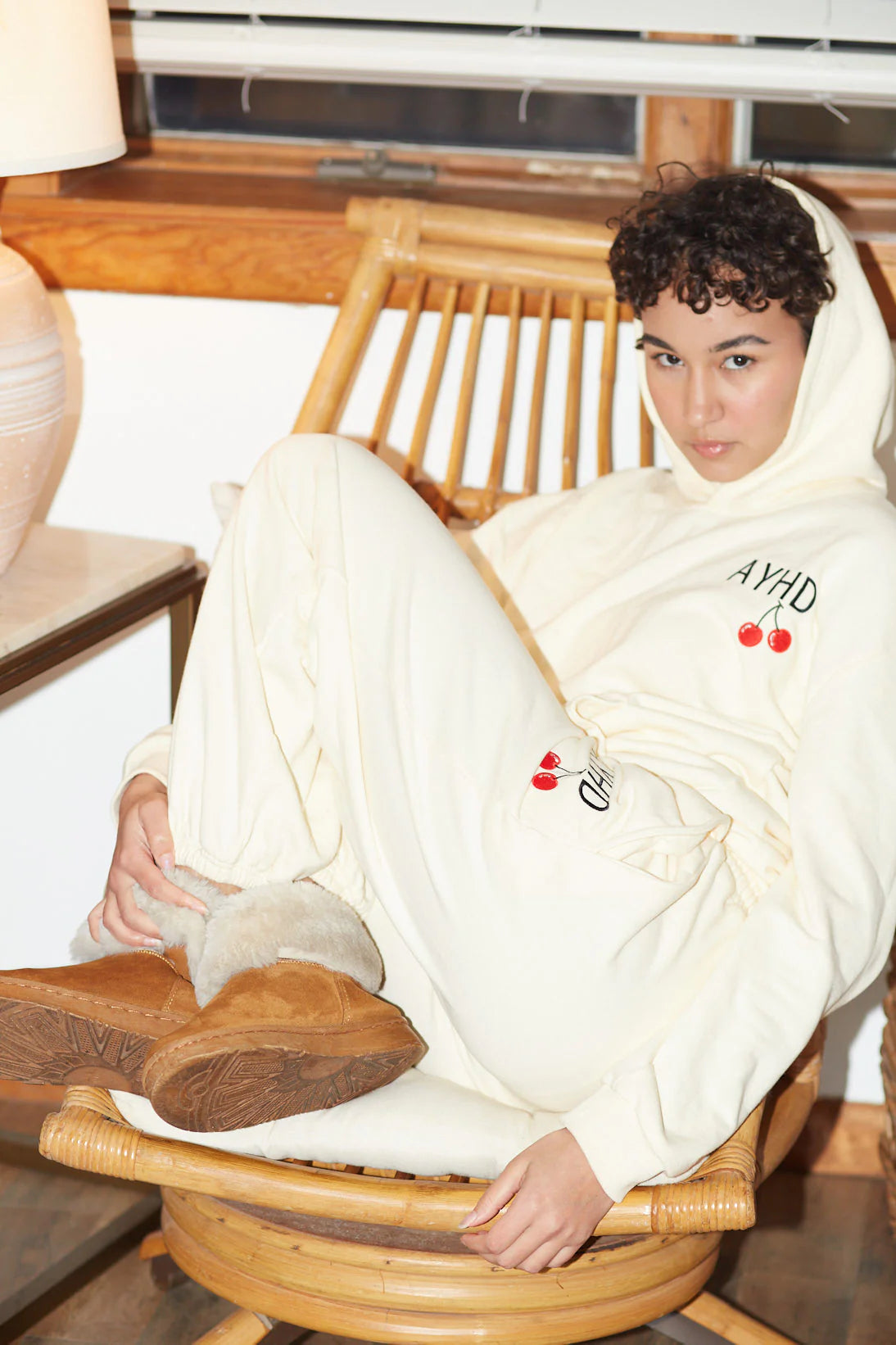Oversized Cream Hoodie
